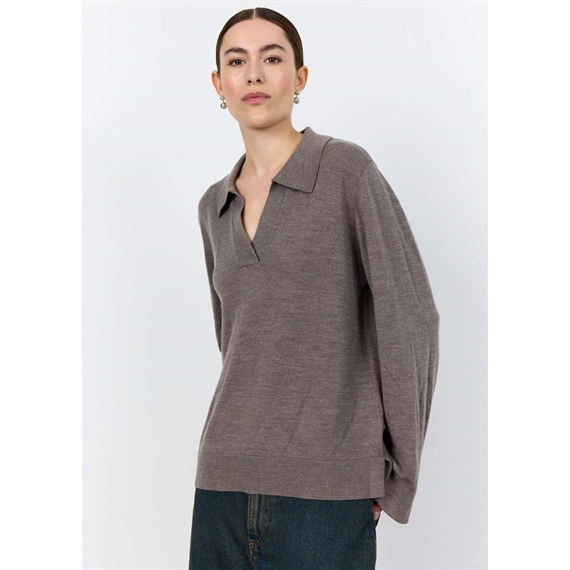 Levete Room LR-ISMAILA 9 Pullover, Lys Brun